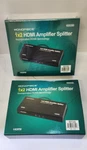 Lot Of 2 Monoprice 1x2 Hdmi Amplifier Splitter Mhsp0102b (1-sealed/1-used). Fixed Price $19.99.