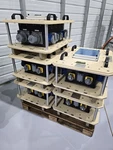 Lex 30kw Portable Power Distribution Unit 200-amp, 208/120v, 3ph, Db100ma-p22qs3. Fixed Price $2000.00.