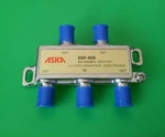(2 Pcs) Aska Ssp-4ds 4-way Splitter 900-2050mhz All Ports Power Pass Diode Steer. Fixed Price $12.99.