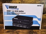 Vanco 4k Hdmi 1 X 4 Splitter/extender Model. Fixed Price $29.00.
