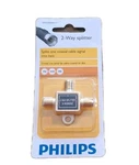 New Philips 2-way Splitter For Coaxial Cable Swv20007w/17 (tv, Vcr, Cbl). Fixed Price $7.68.