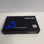 Arvitek 4k Hdmi Splitter 1 In 2 Out At-sp102-n W/ Box Cable Instructions. Fixed Price $24.99.