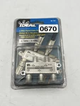 Ideal 85-134 4-way Digital High Performance Cable Splitter 5mhz-1ghz. Fixed Price $8.61.