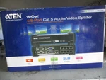 New Aten 4 Port Cat 5 Audio/video Splitter Vs1504. Fixed Price $125.00.