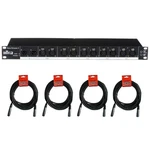 Data Stream 4 Dmx-512 Optical Splitter With (4) Xlr-xlr Cable Bundle. Fixed Price $322.79.