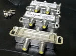 Lot Of 3 Extreme Bds104h Broadband 4-way Splitter Horizontal Cable Hd. Fixed Price $11.55.