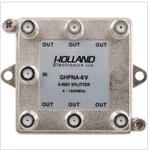 (25) Holland Ghpna-6v - 6-way Splitter 2 1500 Mhz Iptv Hpna Vertical. Fixed Price $39.95.