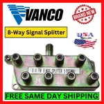 Vanco Cpz8 8-way Signal Splitter Indoor/outdoor W/ Grounding Block Cable Tv Hd. Fixed Price $12.58.