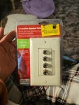 On-q 4 Location Speaker Outlet Legrand 364741-04-v1 Light Almond. Fixed Price $11.24.