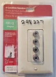 New On-q Legrand 364741-02-v1 4-location Speaker Outlet Distribution Block Plate. Fixed Price $9.00.