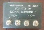 Archer #15-1295a Vcr To Tv Signal Combiner-rare-ships N 24 Hours. Fixed Price $59.88.
