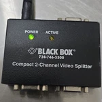 Black Box 2-channel Av Splitter Switcher 1:2 2-way Vga D-sub Ac1056-2. Fixed Price $49.00.