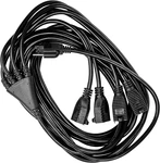 4 Way Power Splitter - 1 To Extension Cord Splitter, 12' Long Cord,. Fixed Price $46.99.