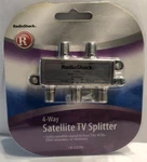 Radioshack 4 Way Satellite Splitter 75-ohm 16-2570 With D.c. Pass Thru New. Fixed Price $9.99.