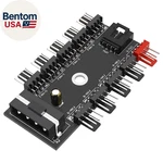 Fan Hub Splitter Extension Cable, 1 To 10 Way Power Supply 4 Pin Atx Powered. Fixed Price $17.10.