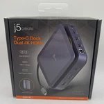 New J5 Create Usb-c Dual 4k Hdmi Docking Station Jcd3198. Fixed Price $38.99.