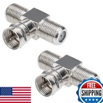 Rfadapter Coaxial Cable Splitter Tv 2 In 1 Out 2-pack F Type Rg6 Male. Fixed Price $9.96.