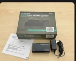 Monoprice 1x2 Mini Hdmi Splitter Mp-sp08 With 3d Video Support Brand New. Fixed Price $19.99.