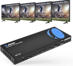 Orei Hdmi Splitter 1 In 4 Out 4k 30hz 2.0 With Hdcp 1.4, Edid Ma. Fixed Price $21.00.