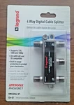 Legrand 4 Way Digital Cable Splitter Pro Grade. Fixed Price $3.94.