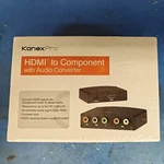 Kanex Pro Hdmi To Component W/ Audio Converter 814556013304 Hdrgbrl Power Supply. Fixed Price $29.00.