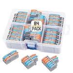 84pcs Lever Wire Connectors, 2 In Out Quick Compact Assortment Pack Electri.... Fixed Price $43.67.