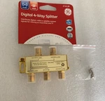 Ge Digital Four-way Splitter Model 87625 Ultra Pro. Fixed Price $12.42.