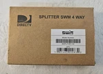 Nib Directv 2-2150 Mhz Swm Approved 4-way Smw Splitter - Msplit4r1-02. Fixed Price $9.71.