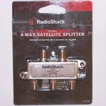 4-way 75-ohm Satellite Splitter With Dc Pass Through Radioshack 16-2570. Fixed Price $8.99.