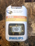 Philips Two-way 24k Gold Plated Connector Splitter Swv3020w/17 2300 Mhz. Fixed Price $10.03.
