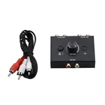 Stereo Audio Bi-directional Switcher Rca Switch With Mute Button. Fixed Price $19.97.