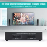 Lynepauaio 2 In Out Speaker Selector Switch Audio Signal Switcher Power Rhbt. Fixed Price $91.43.