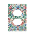 Williams Morris Watercolor Floral Botanical Bird Single Duplex Wall Plate Cov.... Fixed Price $23.19.