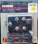 Gemini Da-1400 Cable Vcr 4 Output Vhf/fm 75 Ohm Input Boosted & Split New Nos. Fixed Price $25.00.