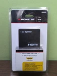 Monster Jhiu0020, Hdmi 1 X 2 Splitter, Way Splitter. Fixed Price $10.99.