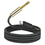 J&d Usb C To 6.35 Mm 1/4 Inch Ts Guitar Audio Cable, 6.6 Feet, Blue. Fixed Price $21.99.