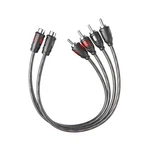 Rockrix 1ft Rca 1 Female To 2 Male Audio Speaker Y Adapter Splitter Cable (2 .... Fixed Price $12.25.