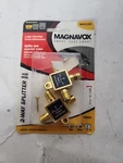 New 2x Magnavox Coaxial Signal 2-way Splitter Frequency 5 To 900 Mhz Brand. Fixed Price $9.99.