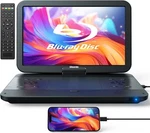 17.6" Portable Blu-ray Dvd Player W/ 15.4" 1920x1080 Hd Screen Built-in Battery. Fixed Price $283.29.