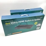 Monoprice 4x4 Matrix Hdmi Switch & Splitter Sender Kit Mhss0404e Never Installed. Fixed Price $167.21.