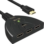 Gana 3-port 4k Hdmi Network Switch With Flex Cable. Fixed Price $8.00.