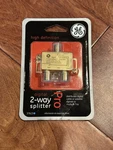 Ge Digital 2 Way Splitter Pro High Definition 37623 Cable Or Satellite New. Fixed Price $8.50.