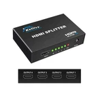 Keliiyo Hdmi Splitter 1 In 4 Out V1.4b Powered Video With Ac. Fixed Price $7.78.