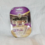 Radioshack 15-2587 75-ohm Coax Bidirectional Cable/satellite 2-way Splitter. Fixed Price $5.06.
