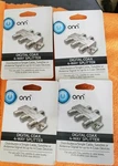 Lot Of 4 Onn Digital Coax 4-way Splitter Ona17av012 (rc1). Fixed Price $5.99.