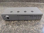 Gefen 4x4 Component Matrix Over Cat-5r Receiver With Ir Extension. Fixed Price $29.99.