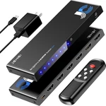 Jofei 5x1 Hdmi Switch 8k 60hz Auto Switching W/ Remote Control. Fixed Price $65.00.