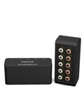 Cubilux As-r1 4-way Audio Splitter Box - 4-channel Stereo Rca Black. Fixed Price $38.67.