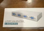Image 4 Port Vga Splitter 150mhz D-sub For Pc Monitor Video Distribution. Fixed Price $10.80.