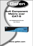 Gefen 4x4 Component Matrix Over Cat-5s Receiver With Remotes And Ac Adapter. Fixed Price $95.00.